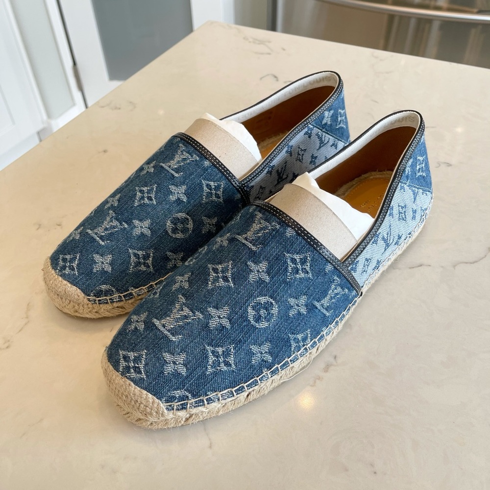 Louis Vuitton Men’s Blue Espadrilles Size 11